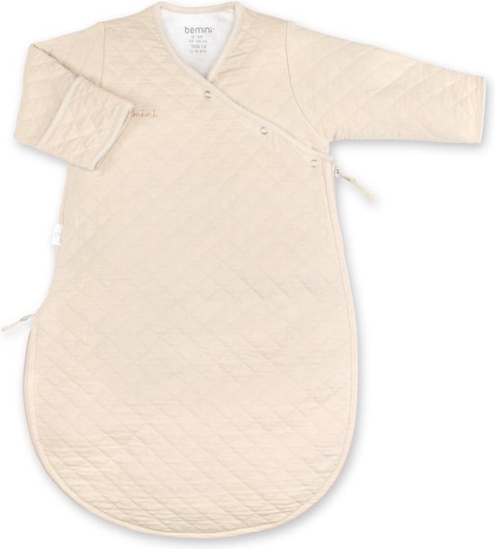 BEMINI Babyslaapzak - MAGIC BAG 0-1m - TOG 1.5 - Pady quilted jersey - Cream van Bemini