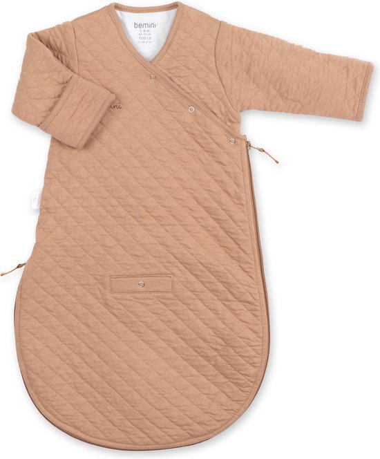 BEMINI Babyslaapzak - MAGIC BAG 1-4m - TOG 1.5 - Gewatteerd comfort - Beige
