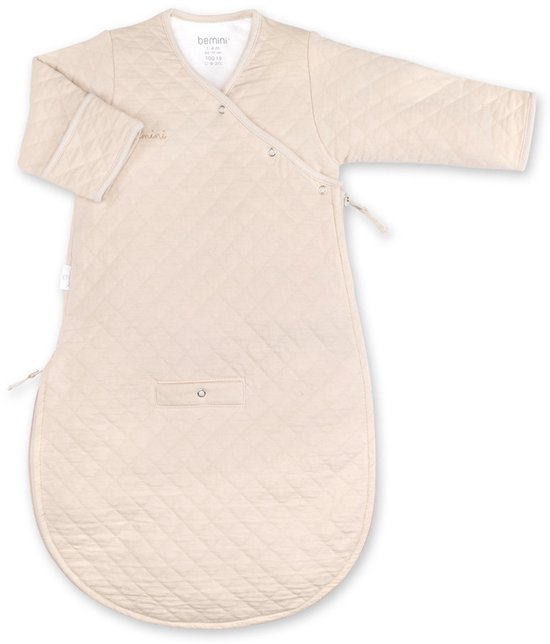 BEMINI Babyslaapzak - MAGIC BAG 1-4m - TOG 1.5 - Gewatteerd comfort - Linnen