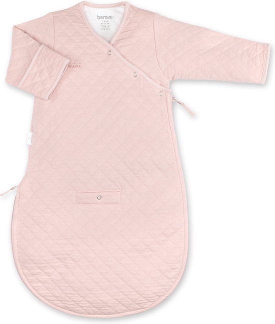 BEMINI Babyslaapzak - MAGIC BAG 1-4m - TOG 1.5 - Pady quilted jersey - Blush van Bemi