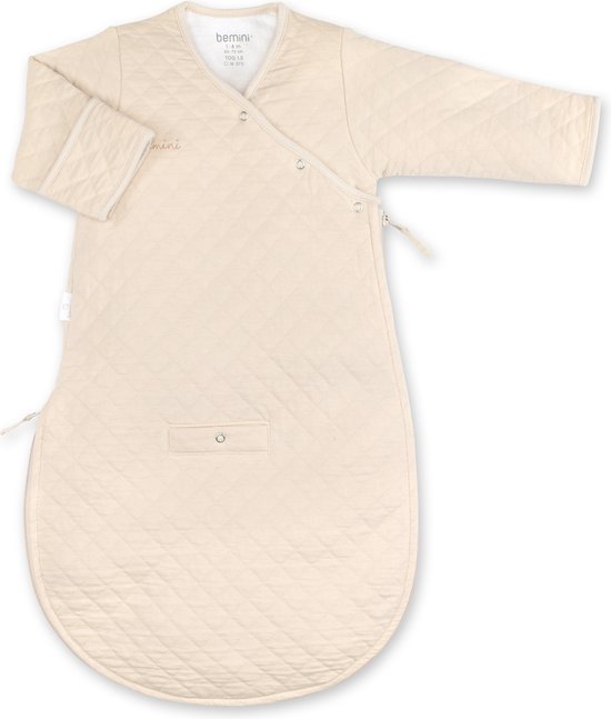 BEMINI Babyslaapzak - MAGIC BAG 1-4m - TOG 1.5 - Pady quilted jersey - Cream van Bemi