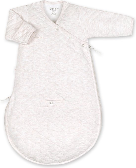 BEMINI Babyslaapzak - MAGIC BAG 1-4m - TOG 1.5 - Pady quilted jersey - Mix tender van Bemini