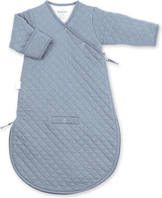 BEMINI Babyslaapzak - MAGIC BAG 1-4m - TOG 1.5 - Pady quilted jersey - Stone van Bemini