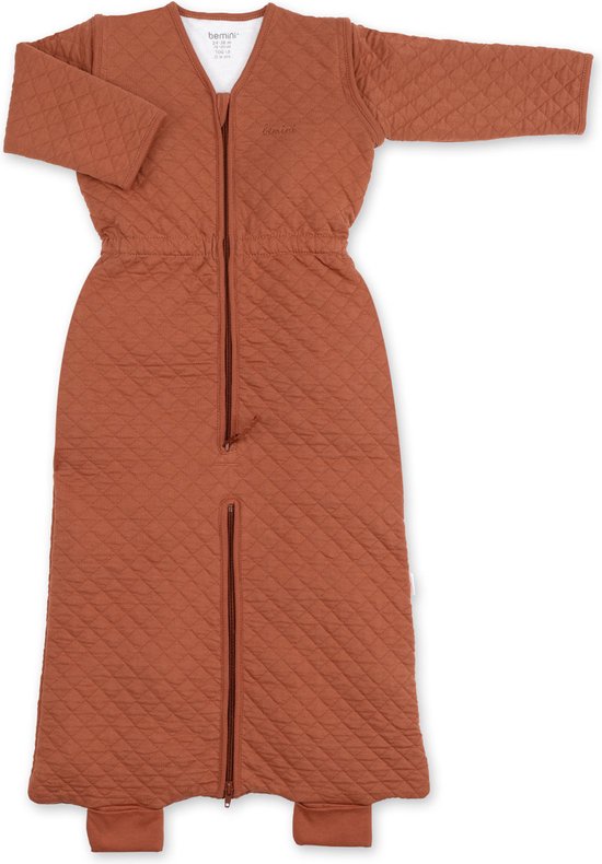 BEMINI Babyslaapzak - MAGIC BAG 24-36m - TOG 1.5 - Pady quilted jersey - Brick van Bemi
