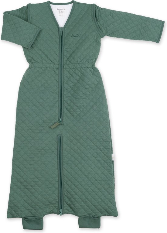BEMINI Babyslaapzak - MAGIC BAG 24-36m - TOG 1.5 - Pady quilted jersey - Green van Bemi
