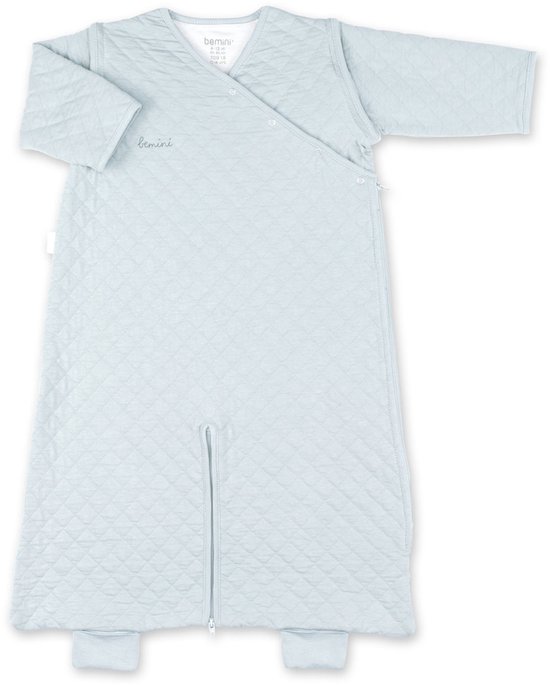 BEMINI Babyslaapzak - MAGIC BAG 4-12m - TOG 1.5 - Gewatteerd comfort - Glacier