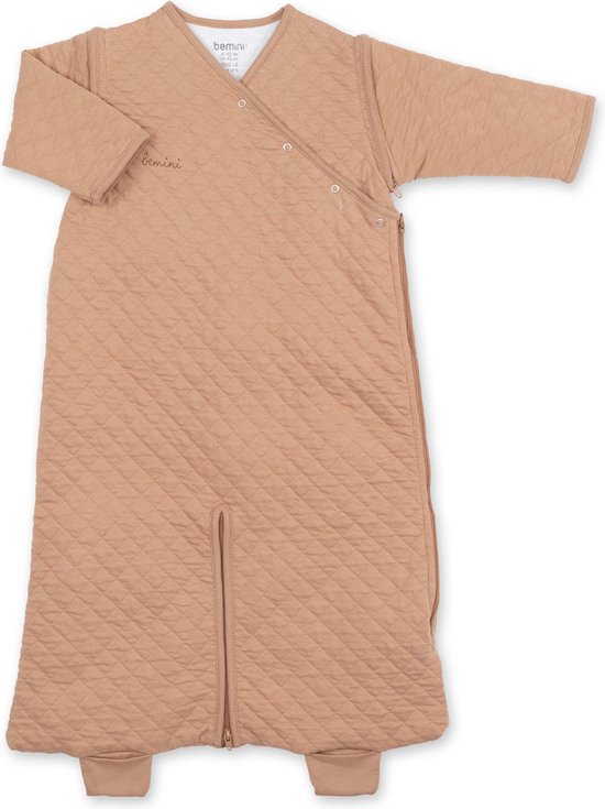 BEMINI Babyslaapzak - MAGIC BAG 4-12m - TOG 1.5 - Pady quilted jersey - Beige van BEMI
