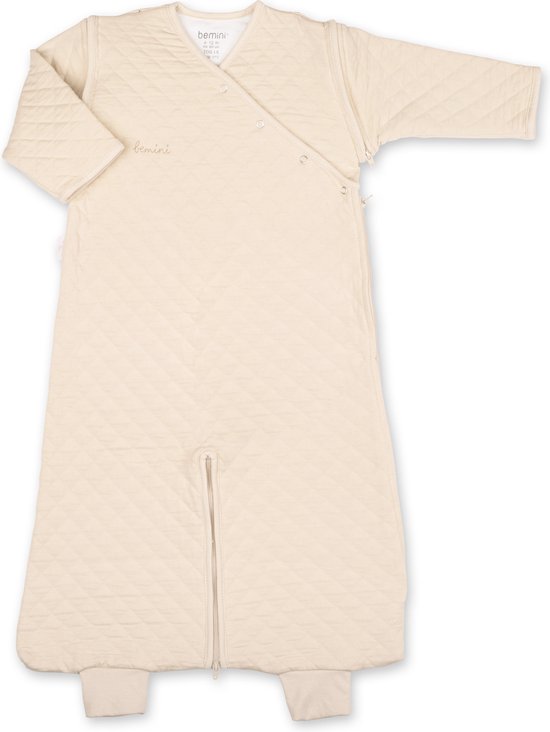 BEMINI Babyslaapzak - MAGIC BAG 4-12m - TOG 1.5 - Pady quilted jersey - Cream van Bemini