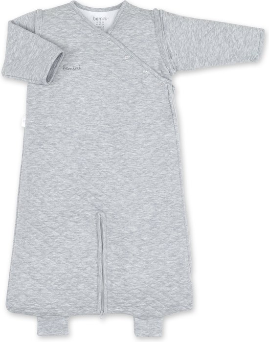 BEMINI Babyslaapzak - MAGIC BAG 4-12m - TOG 1.5 - Pady quilted jersey - Mix grey van Bemi