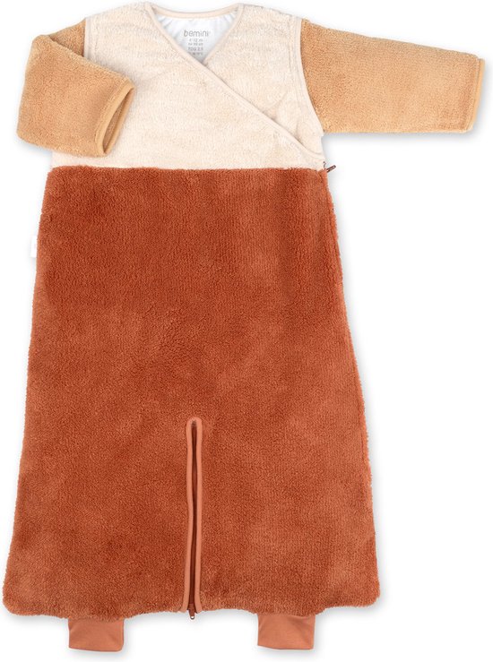 BEMINI Babyslaapzak - MAGIC BAG 4-12m - TOG 2.5 - Softy - Noisette tricolor van Bemi