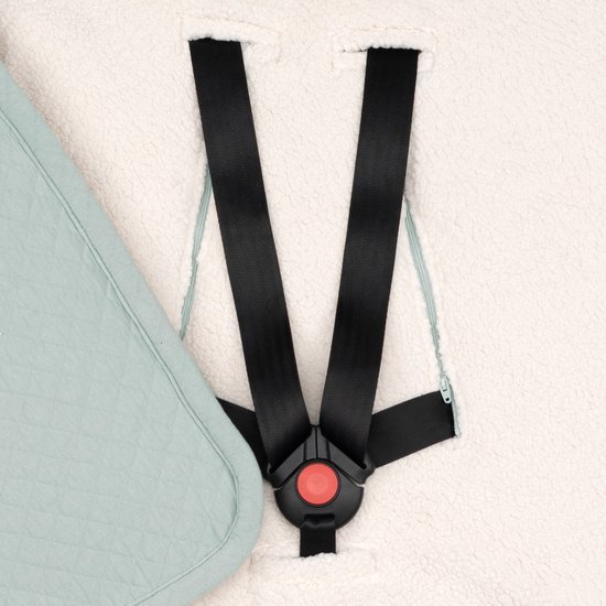 BEMINI Voetenzak - Biside 0-12m - Pady quilted + teddy - Lunar van Bemi