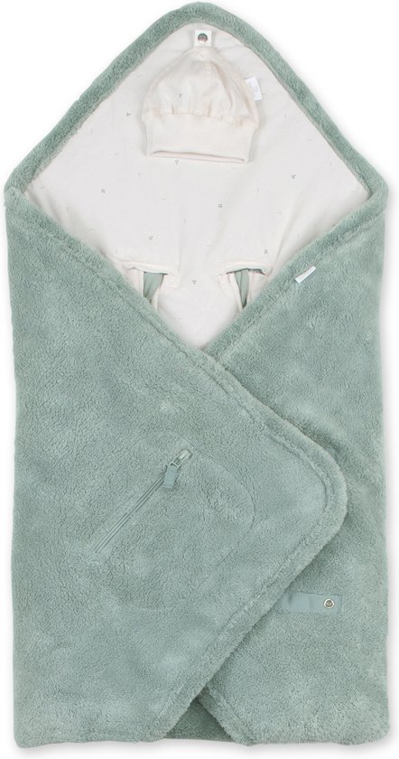 BEMINI Voetenzak - Biside 0-12m - Pady softy + jersey - Lunar van Merkloos