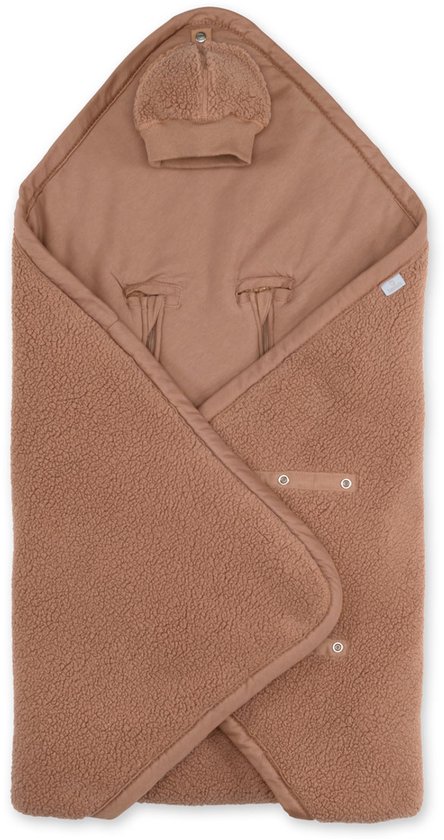 BEMINI Voetenzak - Biside 0-12m - Pady teddy + jersey - Muffin van Merkloos