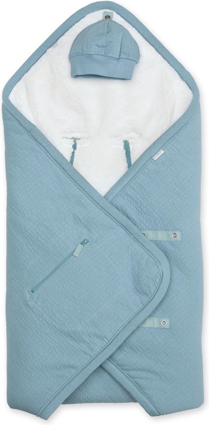 BEMINI Voetenzak - Biside 0-12m - Pady tetra jersey + teddy - Wonder van Merkloos