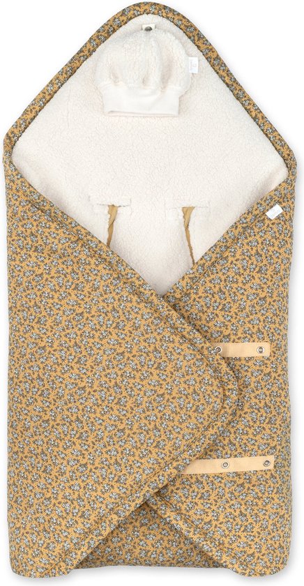 BEMINI Voetenzak - Biside 0-12m - Warme teddy - Heidi Oker van Bemini
