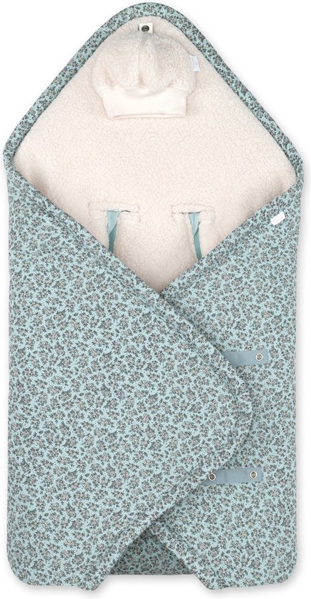 BEMINI Voetenzak - Biside 0-12m - Warme teddy - Heidi Opalin