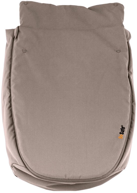 Besafe Weer en wind cover Beyond Go - Accessoire autostoeltje - Voetenzak autostoel - Voetenzak - Dark Sand van Merkloos