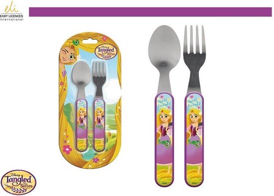 Bestek set Disney Princess Tangled Rapunzel (metaal/kunststof) van Disney