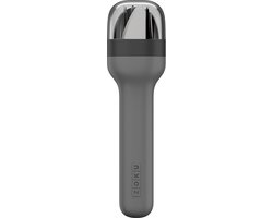 Bestekset in Houder, Set van 3 Stuks, RVS/Siliconen, BPA vrij, Grijs - Zoku van Zoku