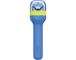 Bestekset Junior, in Houder, Haai, Set van 3 Stuks, RVS/Siliconen, BPA vrij - Zoku van Zoku
