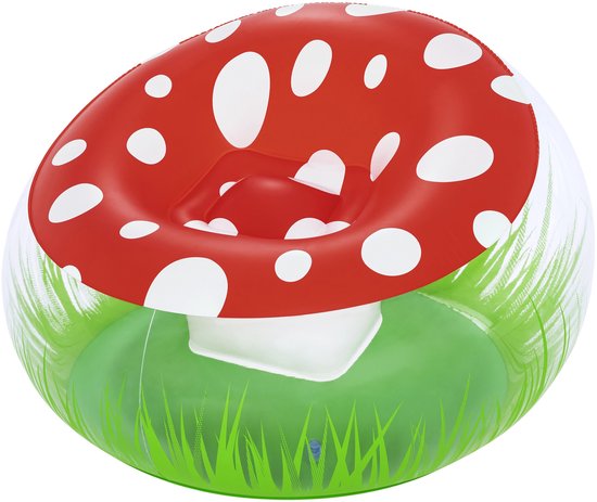 Bestway Opblaasbare Reuze Paddenstoel Stoel 112x112x66 cm +6 Jaar Binnen en Tuin 75123 van Bestway