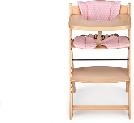 Betaalbare Goederen® Kinderstoel - Wit - Hout - Triptrapstoel - Triptrap Stoel - Triptrap Kinderstoel van Merkloos