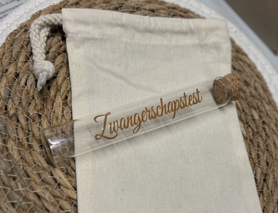 Bewaarbuisje - Zwangerschapstest | 15 x 2,5 cm | van Dextro.