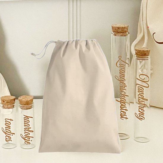 Bewaarbuisjes set 4 delig | Zwangerschaptest | Navelstreng | Haarlokje | Tandjes | van KiddiTips