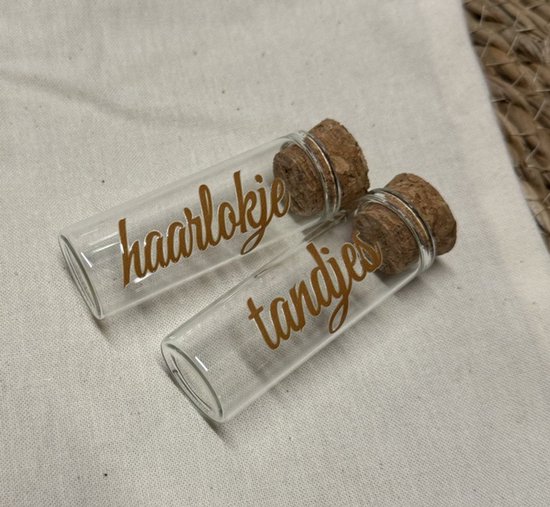 Bewaarbuisjes Tandjes & Haarlokje - Bewaarbuisjes set 2 delig - Bewaren - Herinneringen - Baby van Merkloos