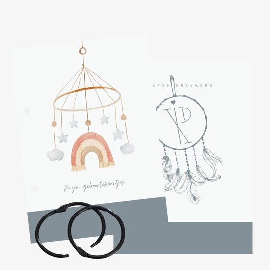 Bewaarbundel geboortekaartjes – Dromen van Kidooz.