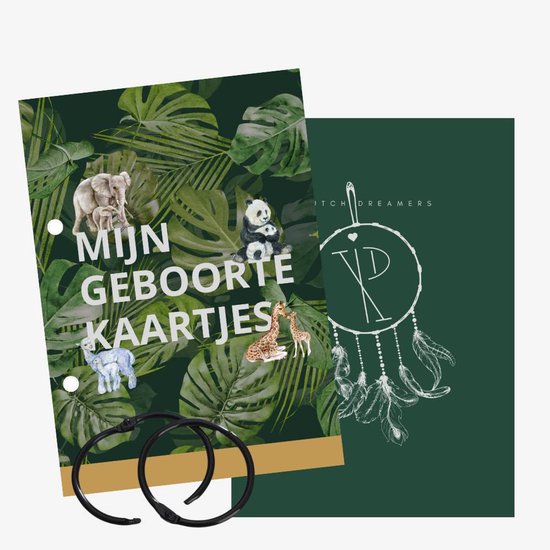 Bewaarbundel geboortekaartjes – Little Wildlings van Little Dutch