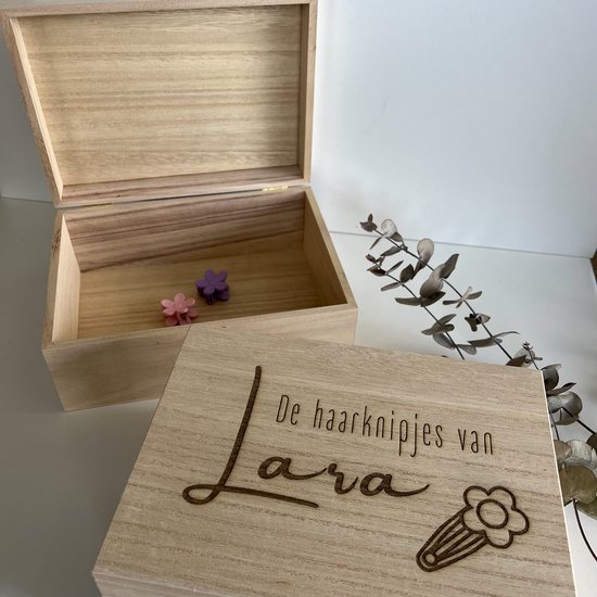 Bewaardoos haarknipjes