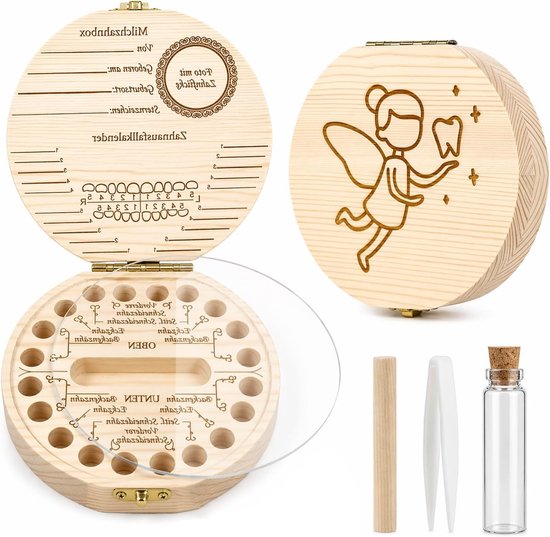 Bewaardoos voor Melktanden van Baby's - Perfecte Herinnering, Uniek Cadeau, Duurzaam Materiaal