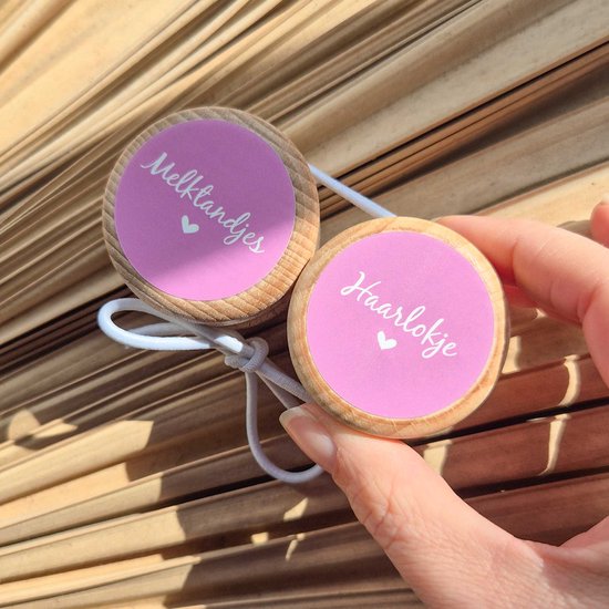 Bewaardoosjes set - melktandjes & eerste haarlokje - tandendoosje - melktandjes bewaren - haarlokdoosje - Pink hart van Lief! Lifestyle