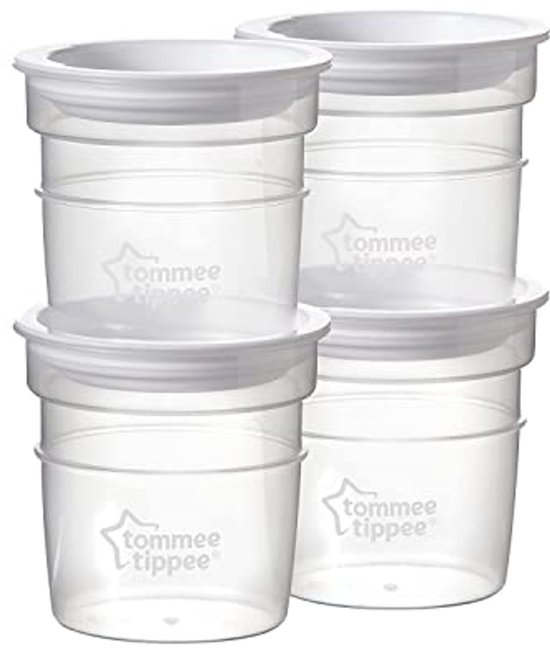 Bewaardozen voor Moedermelk 60ml - Geschikt voor Koelkast en Vriezer - Set van 4