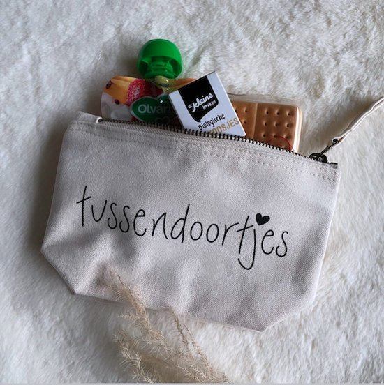Bewaaretui | Organizer | Tussendoortjes | etui | Luiertas | Mommybag | Baby | Opbergtas | Katoen | Naturel | Kraamcadeau van Trixie