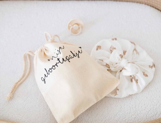 Bewaarzakje Mijn geboortepakje van Merkloos