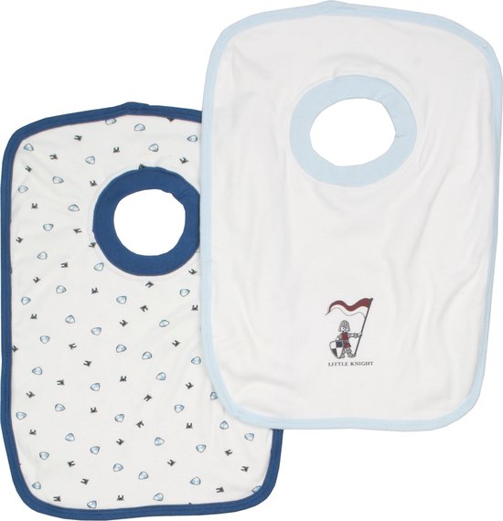 Bianco Blu Babies Slabber - 2 stuks - Blauw van Bianco Blu