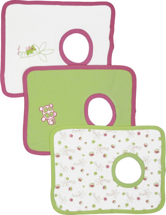 Bianco Blu Babies Slabber - 3 stuks - Roze van Bianco Blu