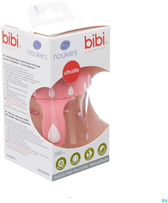 Bibi Noukie's Zuigfles meisje 250ml