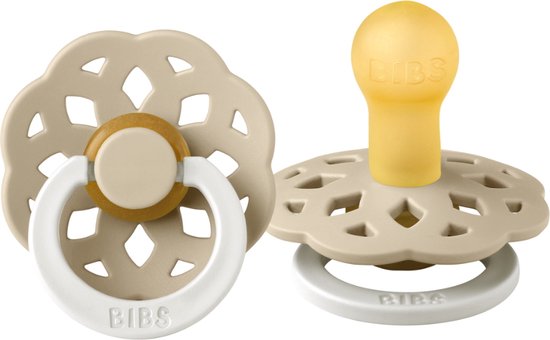 Bibs Boheme Glow In The Dark Vanilla 0-6 mnd Fopspeen 210255C van Bibs