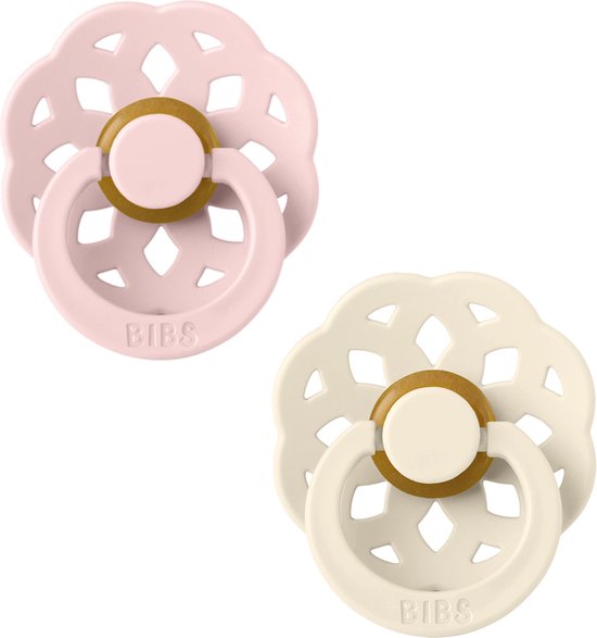 Bibs Boheme - Maat 1 - Blossom & Ivory - Fopspeen - 2 stuks van Merkloos