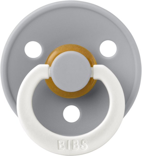Bibs - Cloud Glow - maat 1 - Glow in the Dark - Natuurrubber - Leeftijd: 0 tot 6 maanden van BIBS