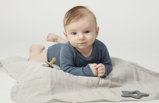 BIBS - Colour Fopspeen Natuurrubber | 0-6 maanden T1 - Petrol van Bibs