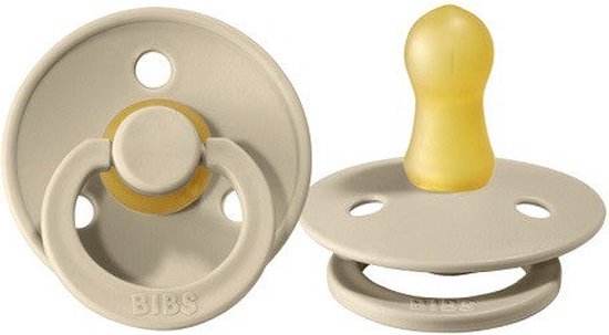 BIBS - Colour Fopspeen Natuurrubber | 0-6 maanden T1 van Bibs