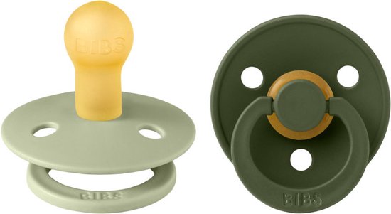 bibs Fopspeen 2 boy green van Bibs