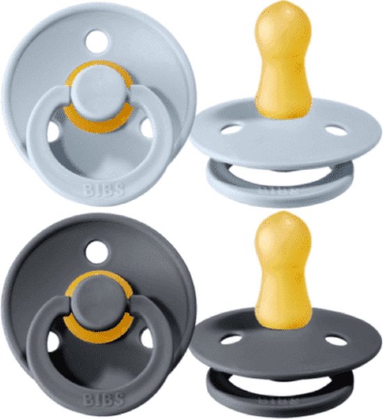BIBS Fopspeen boy - Blauw - 2 Stuks van Bibs