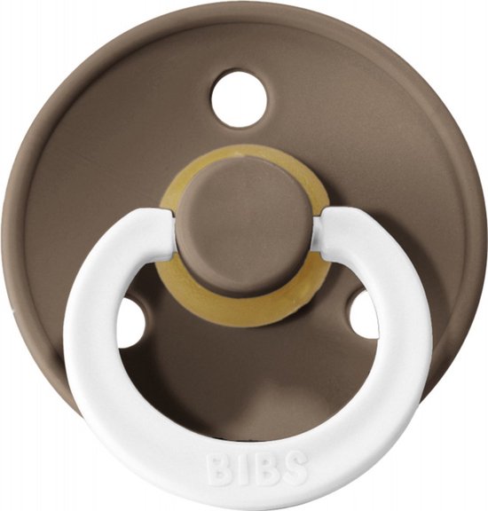 BIBS - Fopspeen Dark Oak Glow in the dark 0-6 Maanden T1 van Bibs