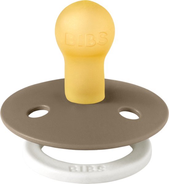 Bibs Fopspeen Flow Pack Round Oak Glow Size 3 van Bibs