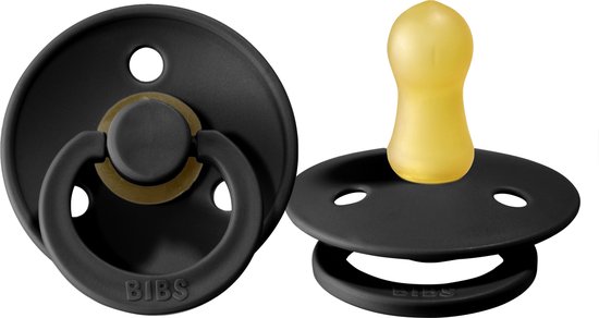 BIBS Fopspeen Maat 1 - 0-6 maanden - Black van Bibs